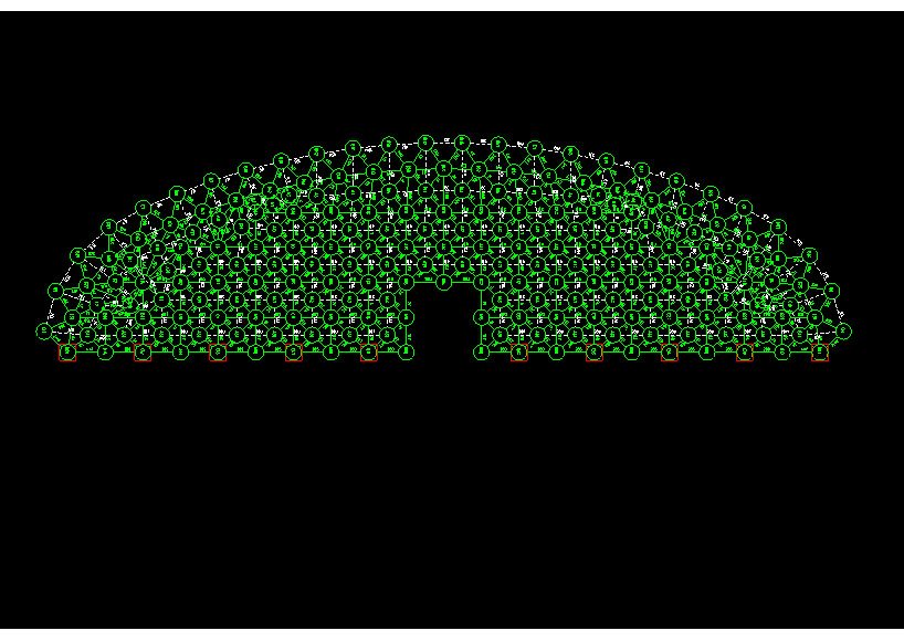 长葛锡林浩特91跨，1000米长干煤棚网架设计