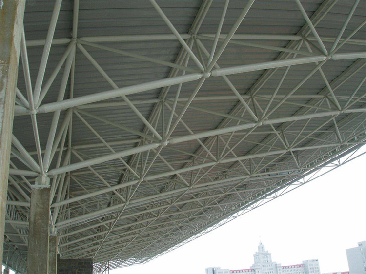 长葛学院体育场网架工程